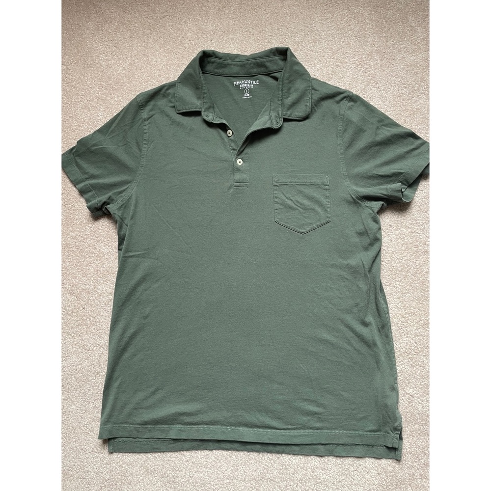 Mens short sleeve polo